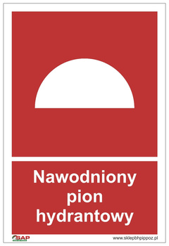 Znak Nawodniony pion hydrantowy (BB019) Signproject