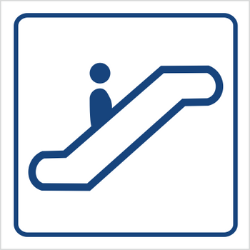 Znak schody ruchome (823-62)