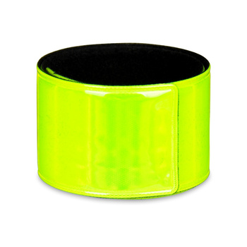 Opaska odblaskowa samozaciskowa żółta odbijająca światło