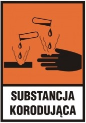 Znak substancja korodująca (LB-006)