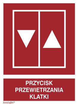 Znak Przycisk przewietrzania klatki na Płycie Świecącej (200-02)
