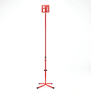 Stojak na 2 gaśnice z masztem SP-2M metalowy 4-12kg