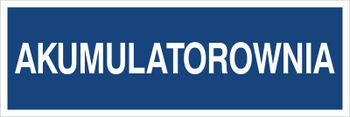 Znak akumulatorownia na Folii Samoprzylepnej (801-52)