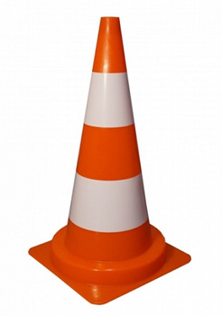 Pachołek drogowy elastyczny odblaskowy 75 cm (PVC)