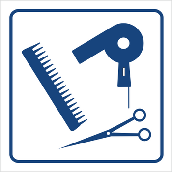 Znak fryzjer (823-86)