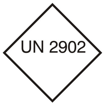 Znak Nalepka UN 2902 (215-41)