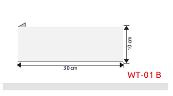 Wysięgnik do znaków płaski z tworzywa (100x300) (WT-01B)