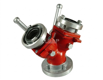 Rozdzielacz kulowy K-75/2x75