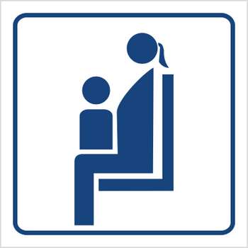 Znak miejsce dla matki z dzieckiem (823-76)