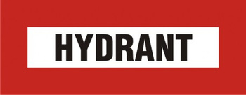 Znak hydrant na płycie PCV (BC118)