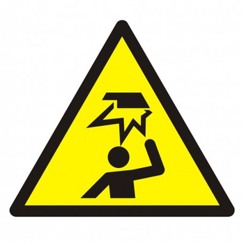 Znak ostrzeżenie przed uderzeniem w głowę (GDW020)