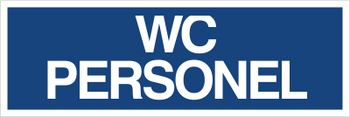 Znak wc personel (801-43)