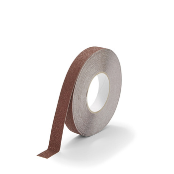 Taśma antypoślizgowa safety grip 25mm/18m (z normą DIN 51130) BRĄZOWA
