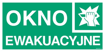 Znak okno ewakuacyjne (AC007) Signproject