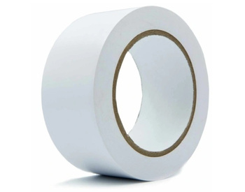 Taśma bhp podłogowa samoprzylepna biała 50mm/33m