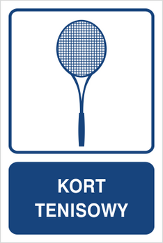 Znak kort tenisowy (823-153)