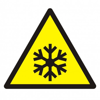 Znak ostrzeżenie przed niską temperaturą/ warunkami zamarzania (GDW010)