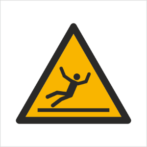 Znak ostrzeżenie przed śliską nawierzchnią (W11) (ISO 7010)