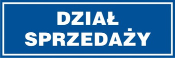 Znak Dział sprzedaży (PB166)