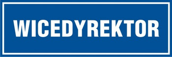 Znak Wicedyrektor (PB160)