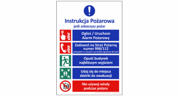 Instrukcja pożarowa (T003)