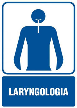 Znak Laryngologia na Folii Samoprzylepnej (RF017)