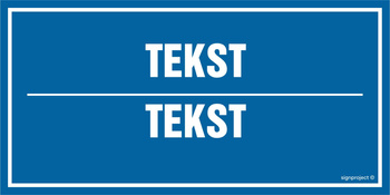 Znak na zamówienie Wzór S-411 na płycie zwykłej