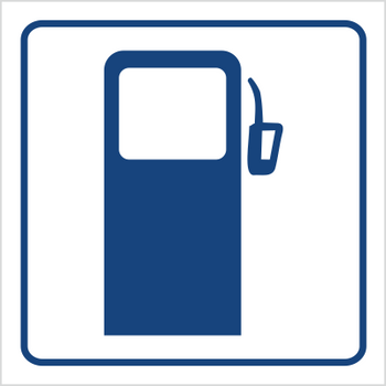 Znak stacja benzynowa (823-82)