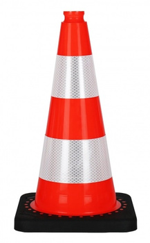 Pachołek drogowy PCV/REC 50 cm odblaskowy
