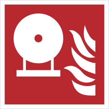 Znak Stała butla gaśnicza (F13) Techem