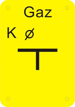 Znak tablica kurka na płycie PCV (JC007)