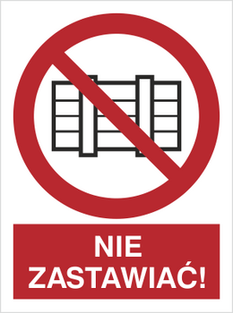 Znak nie zastawiać! (211-04)