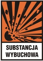 Znak substancja wybuchowa (E) (LB-010)
