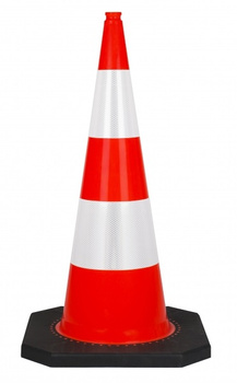 Pachołek 100 cm PVC/REC odblaskowy