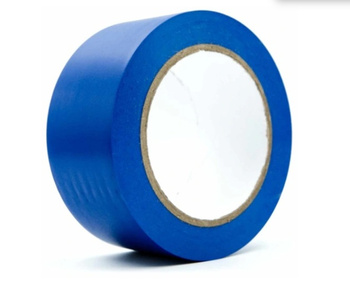 Taśma bhp podłogowa samoprzylepna niebieska 50mm/33m