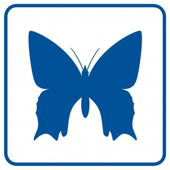 Znak Rzadkie okazy motyli na Folii Samoprzylepnej (RA099)