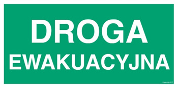 Znak droga ewakuacyjna (AC005) Signproject