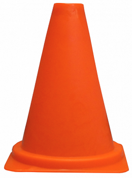 Pachołek drogowy elastyczny bez pasów 30cm PVC