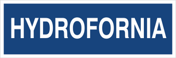 Znak hydrofornia na płycie PCV (801-170)