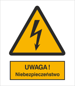 Znak uwaga niebezpieczeństwo (307-01)