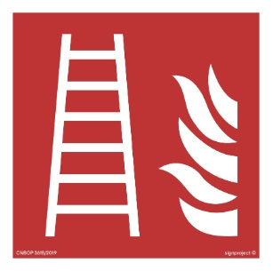 Znak drabina pożarowa (BF003) Signproject