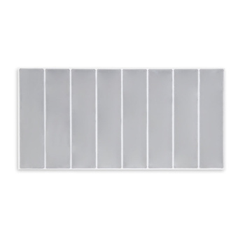 Naklejki odblaskowe arkusz 8 szt srebrne